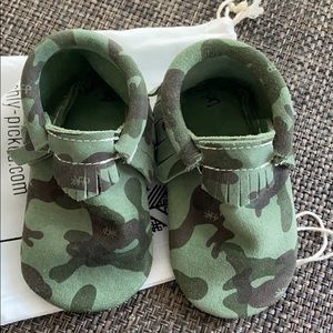 New camo freshly picked mocaasins